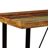 Vidaxl bartafel 120x60x107 cm massief gerecycled hout