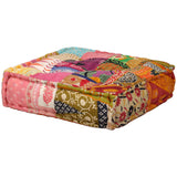 Vidaxl Pouf Tweezits Modular Fabric Patchwork