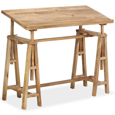 Vidaxl tekentafel 116x50x76 cm massief mangohout