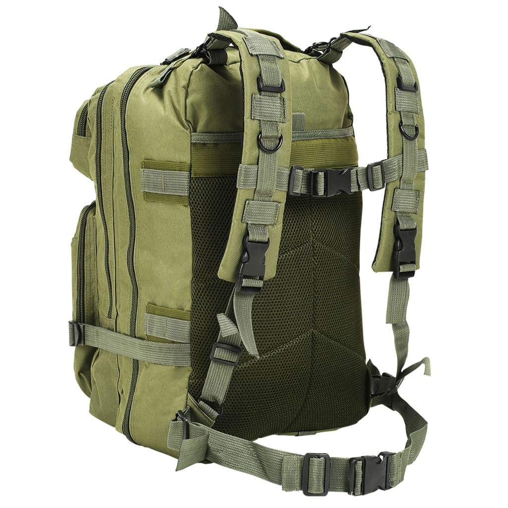 Vidaxl 91382 Rucksack Armee Stil 50 l Olive Green