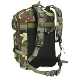 Vidaxl Mochila Estilo del ejército 50 L Camuflaje