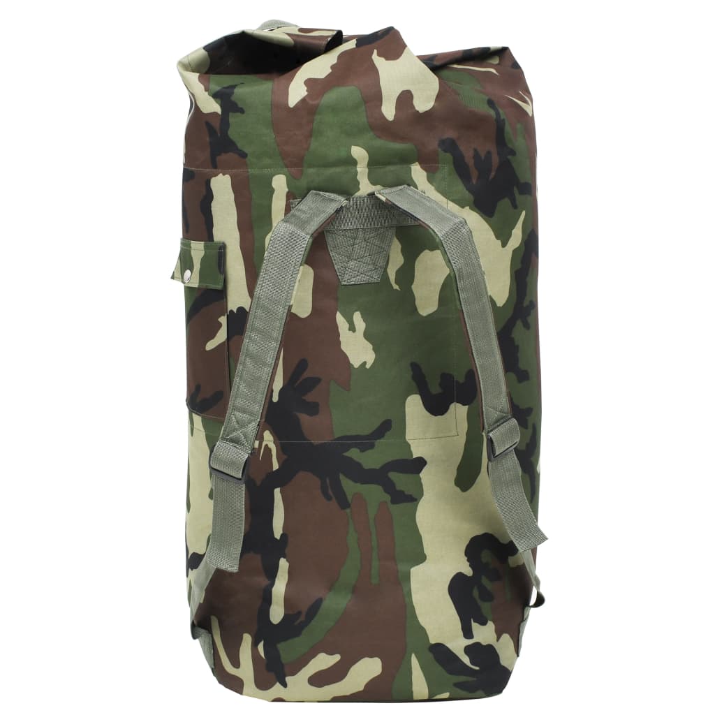 Vidaxl Sports Bag Army Style 85 L Camouflage