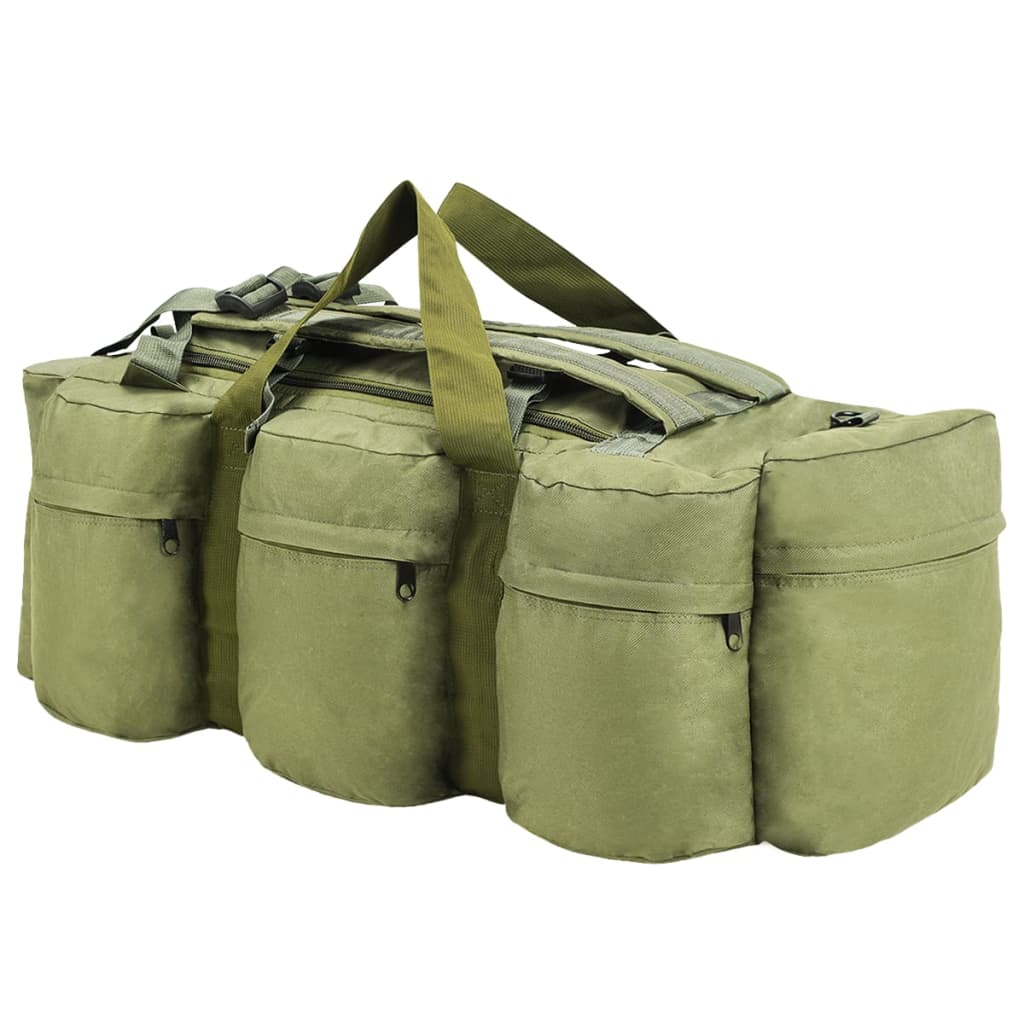 Vidaxl Plunjezak 3-in-1 Army Style 90 l Olive Green