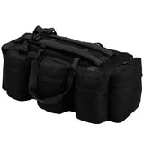 Vidaxl Plunjezak 3-en-1 Style de l'armée 90 l noir