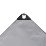 Vidaxl dekzeil 650 g m² 4x8 m grijs