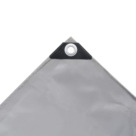 Vidaxl dekzeil 650 g m² 4x8 m grijs