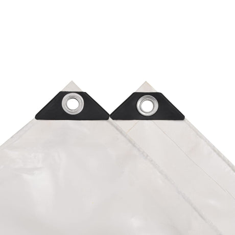 Vidaxl dekzeil 650 g m² 3x4 m wit