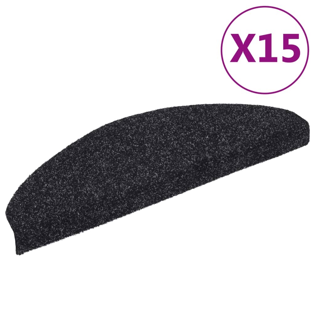 Vidaxl Staps Mants selbst -adesive 65x21x4 cm huet Black 15 STS gefillt