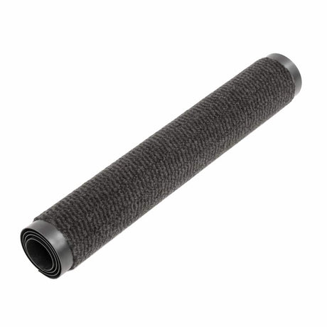 Vidaxl droogloopmat rechthoekig getuft 90x150 cm zwart