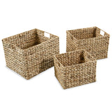 Vidaxl Storage basket set Waterhyacint 3-piece