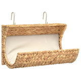 Vidaxl kattenbed met kussen 37x20x20 cm waterhyacint