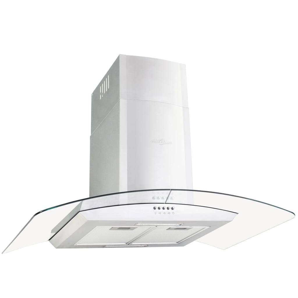 Vidaxl Wall Extractor Hood 756 M³ U LED 90 cm rustfritt stål