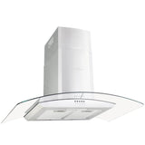 Vidaxl Wall Extractor Hood 756 m³ U LED 90 cm rustfrit stål