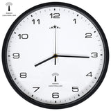 Horloge murale vidaxl avec calendrier quartz-31 cm blanc et noir