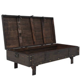 Vidaxl salontafel vintage stijl 120x55x35 cm multiplex