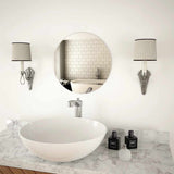 Vidaxl wandspiegel rond 40 cm glas