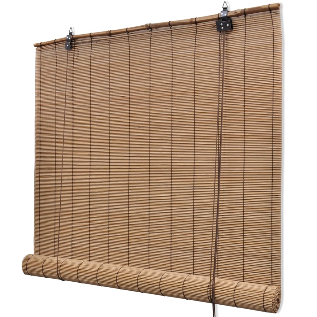 Vidaxl Roller Blind 100x220 cm Bambu Brown