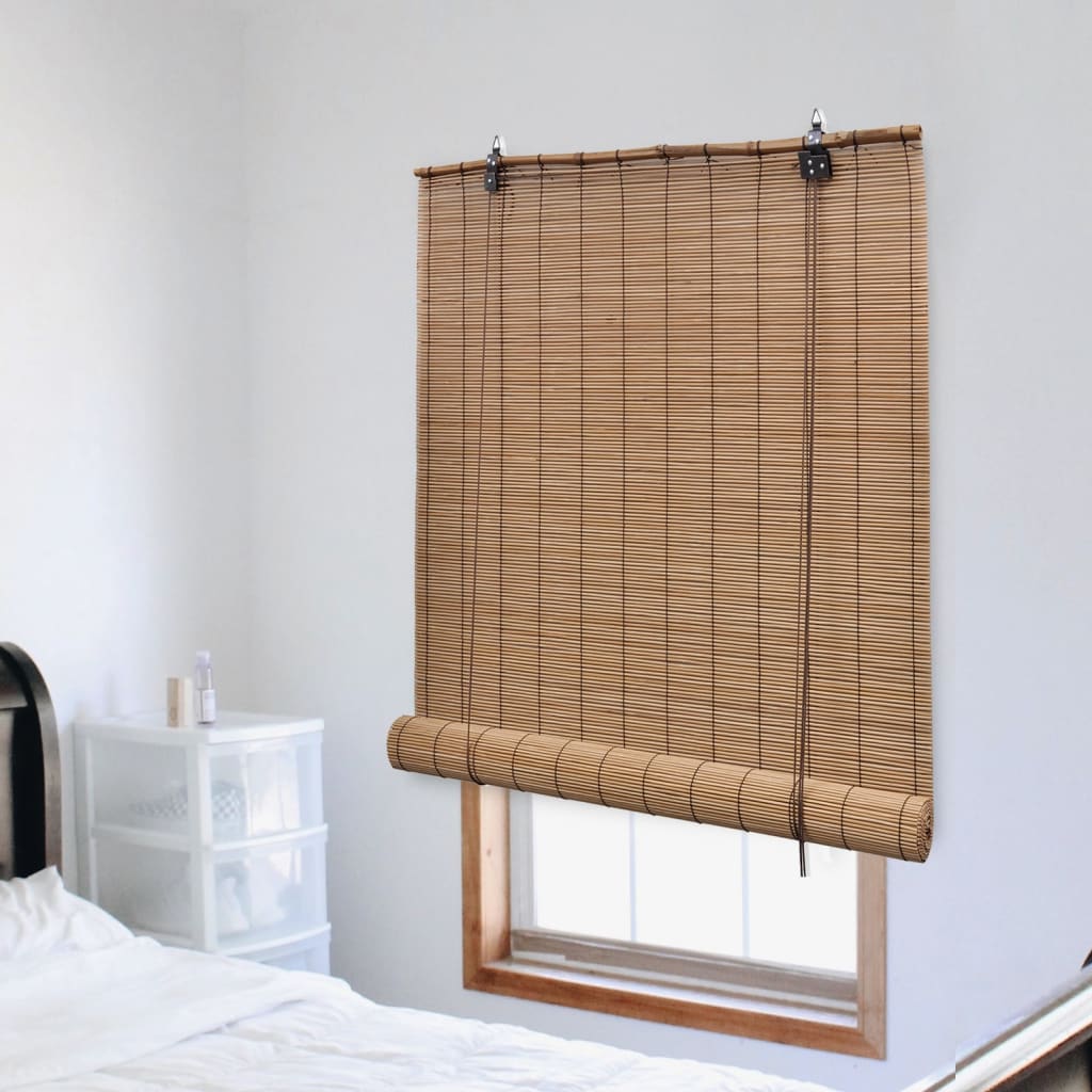 Vidaxl Roller Blind 100x220 cm Bambu Brown