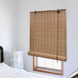 Vidaxl rolgordijn 140x220 cm bamboe bruin