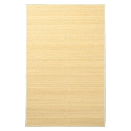 Vidaxl tapijt 100x160 cm bamboe natuurlijk