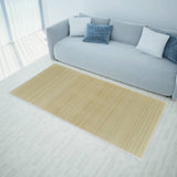 Vidaxl matta 100x160 cm bambu naturlig