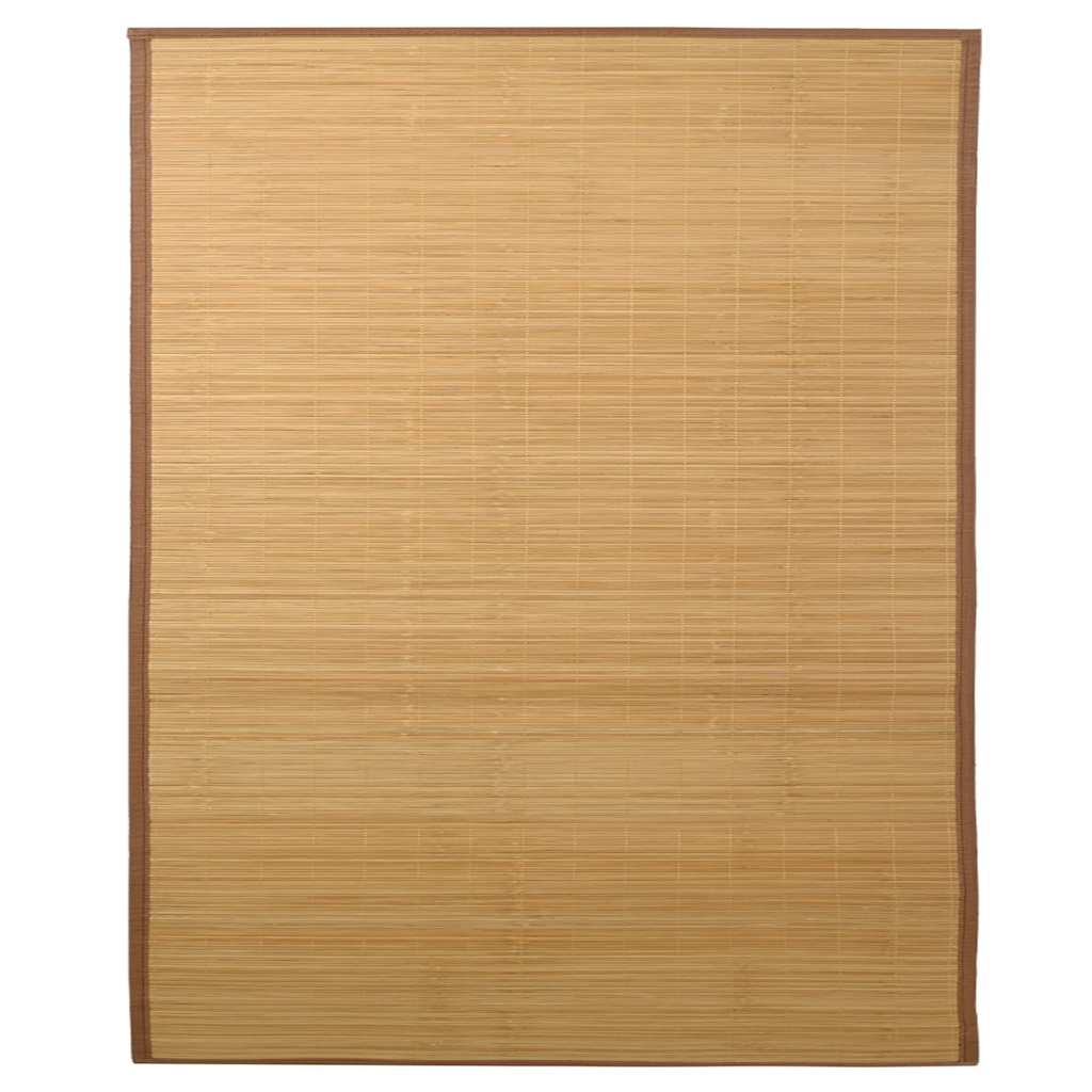 Vidaxl tapijt 160x230 cm bamboe bruin