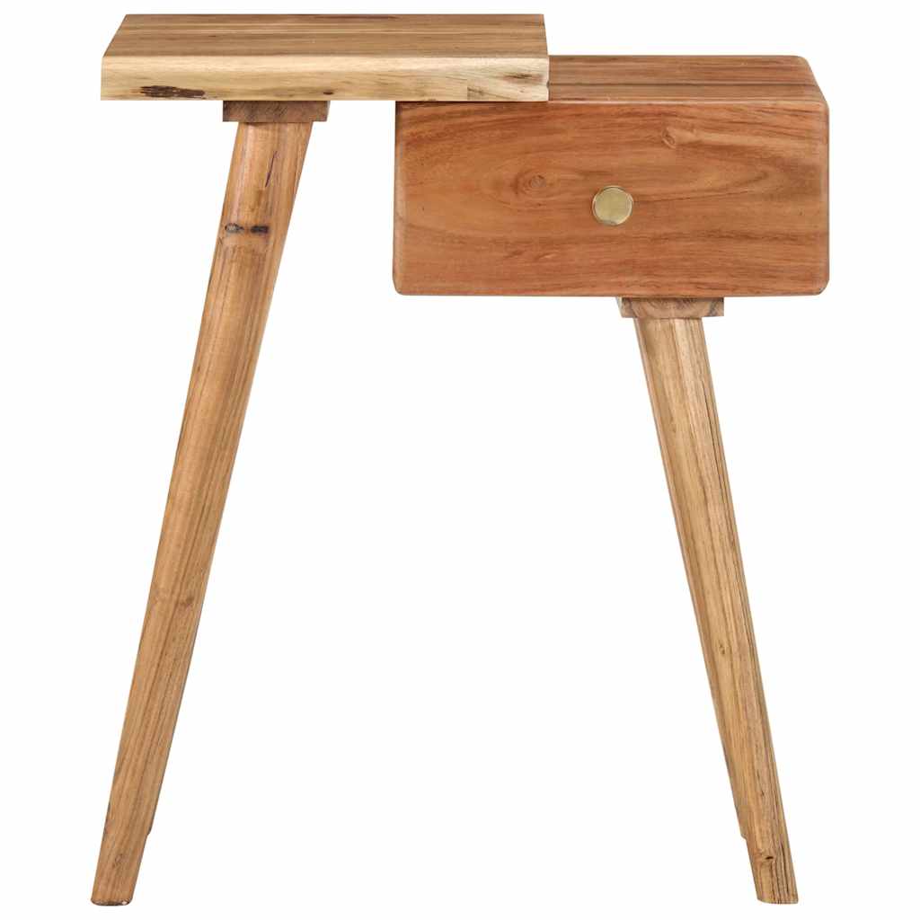 Vidaxl nachtkastje 45x32x55 cm massief acaciahout