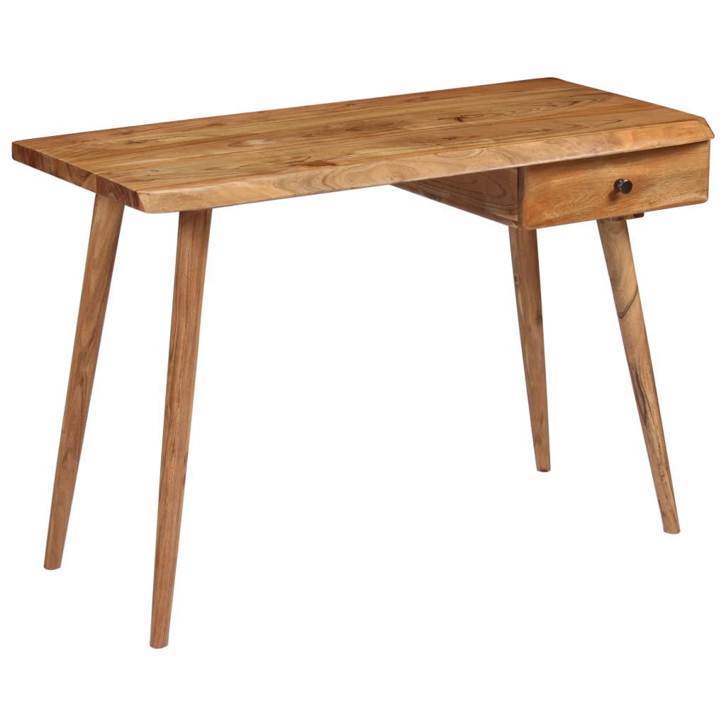 Vidaxl schrijftafel 110x50x76 cm massief acaciahout