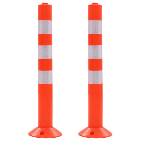 Vidaxl verkeerspalen 75 cm kunststof 2 st