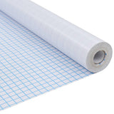 Vidaxl raamfolie strepenpatroon mat 0,9x10 m pvc
