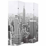 Vidaxl kamerscherm new york bij daglicht 160x170 cm zwart en wit