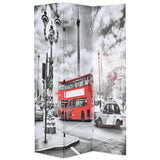 Vidaxl kamerscherm inklapbaar londen bus 120x170 cm zwart en wit