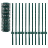 Vidaxl Hek 20x0.8 m Steel Green