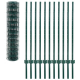 Vidaxl Hek 20x1.2 m Steel Green