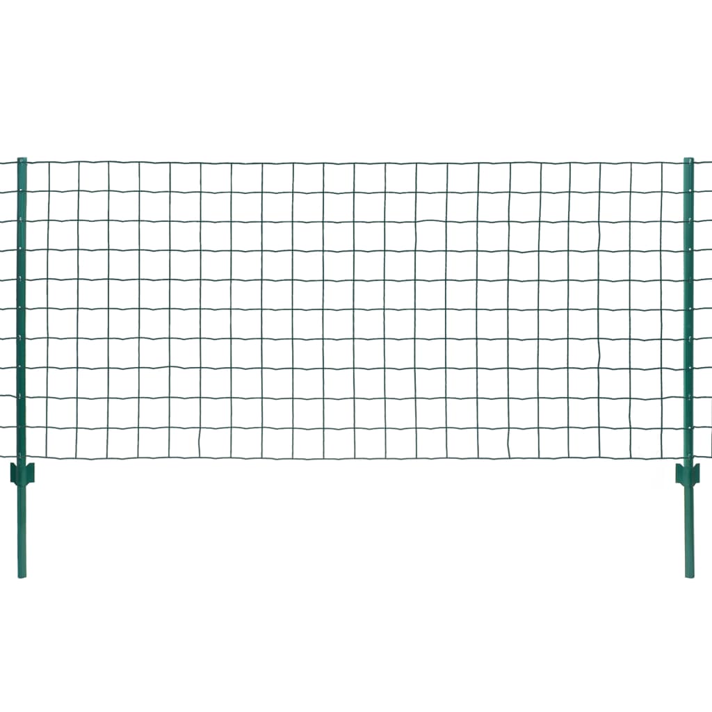 Vidaxl HEK 20x1.5 m de acero verde