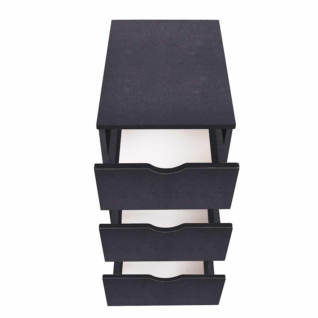 Vidaxl ladekast 33x45x60 cm zwart