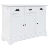 Vidaxl dressoir met 3 deuren 105x35x77,5 cm mdf en grenenhout