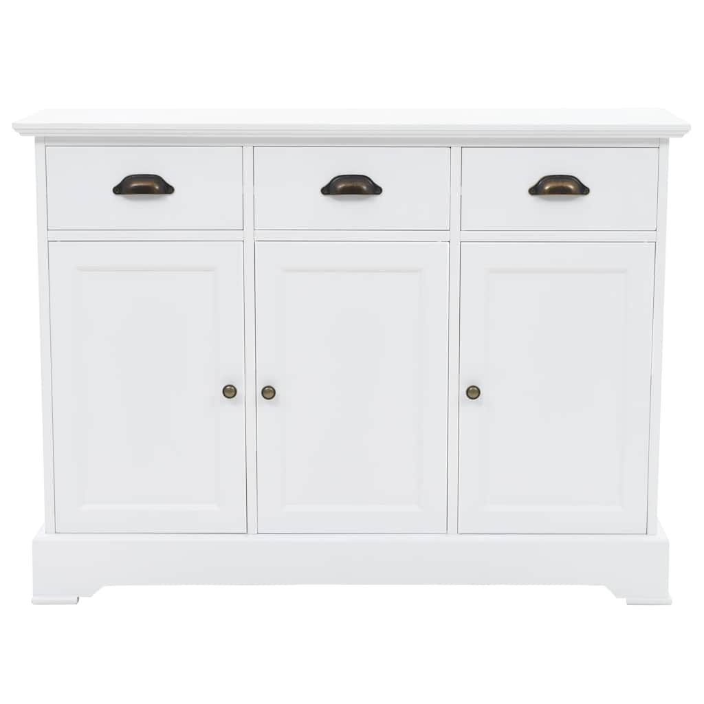 Vidaxl dressoir met 3 deuren 105x35x77,5 cm mdf en grenenhout