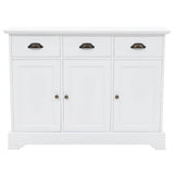 Vidaxl dressoir met 3 deuren 105x35x77,5 cm mdf en grenenhout