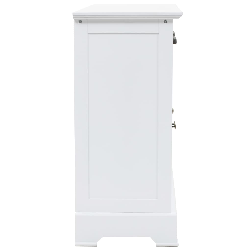Vidaxl dressoir met 3 deuren 105x35x77,5 cm mdf en grenenhout