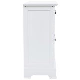 Vidaxl dressoir met 3 deuren 105x35x77,5 cm mdf en grenenhout