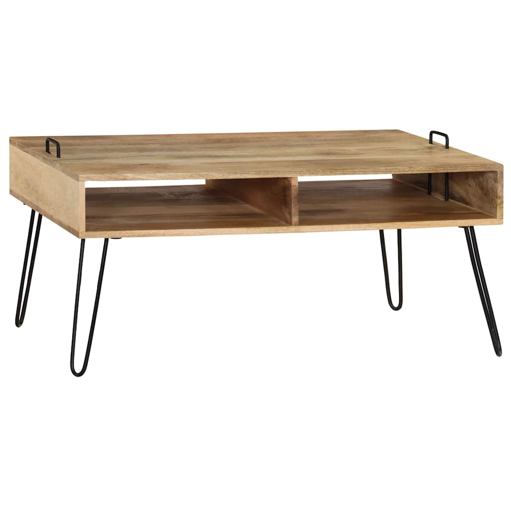 Vidaxl salontafel 100x60x45 cm massief mangohout
