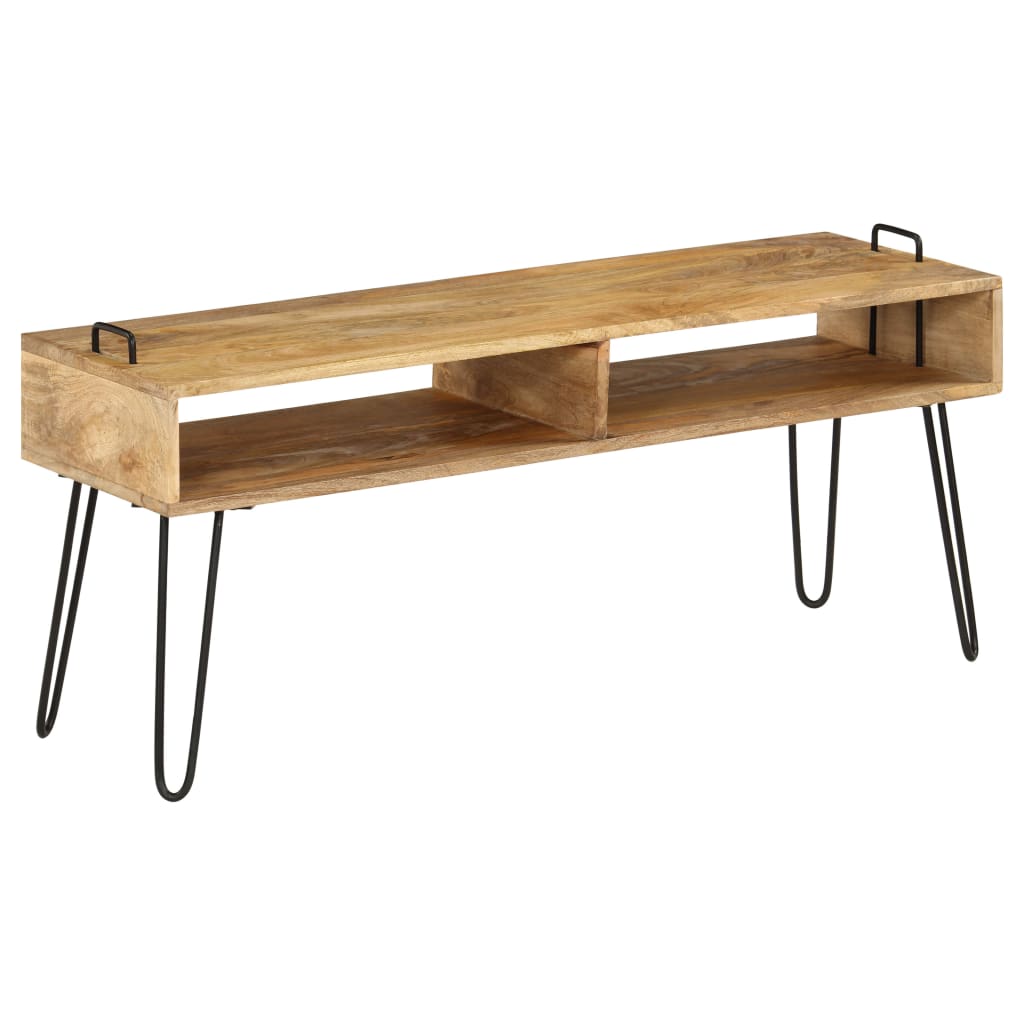 Vidaxl tv-meubel 110x35x45 cm massief mangohout