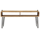 Vidaxl tv-meubel 110x35x45 cm massief mangohout