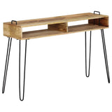 Vidaxl wandtafel 115x35x76 cm massief mangohout