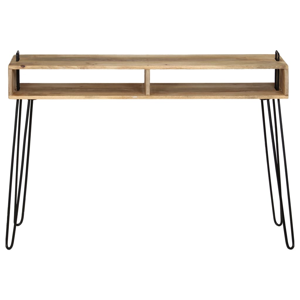 Vidaxl wandtafel 115x35x76 cm massief mangohout