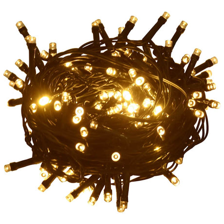 Vidaxl lichtsnoer met 1000 led's met 8 lichteffecten ip44 100 m warmwit