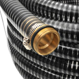 Vidaxl Sucking hose with brass couplings 10 m 25 mm black