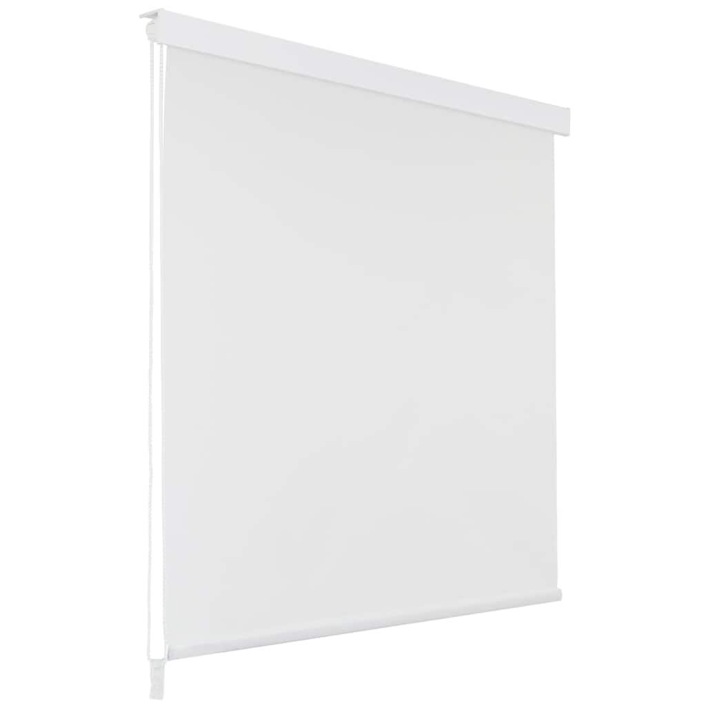 Vidaxl rullo cieco per doccia 140x240 cm bianco