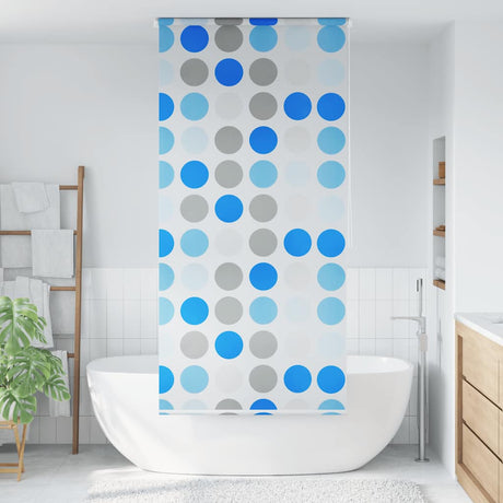 Vidaxl rolgordijn voor douche 120x240 cm cirkel